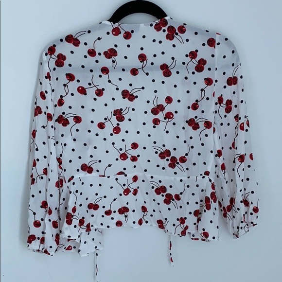 Topshop Cherry Polka Dot Top 🍒 - Picture 8 of 8
